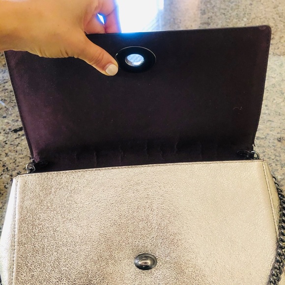 COACHAlexa Metallic Turnlock Clutch - Picture 11 of 12